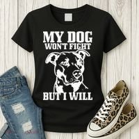 Pitbull Funny Dog Pitbull Mom Pitbull Dad Cute Gift Women's T-Shirt thumb 3