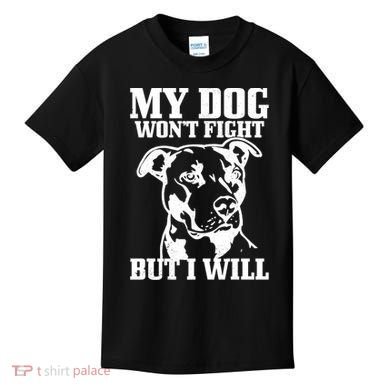 Pitbull Funny Dog Pitbull Mom Pitbull Dad Cute Gift Kids T-Shirt