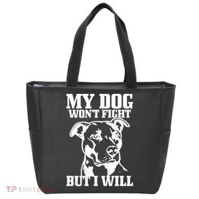 Pitbull Funny Dog Pitbull Mom Pitbull Dad Cute Gift Tote Bag