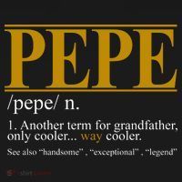 Pepe Fathers Day Gift Grandpa Definition Backpack thumb 2