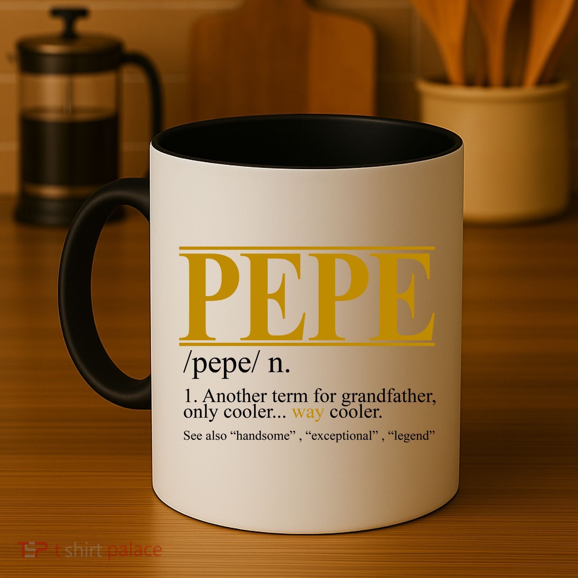 Pepe Fathers Day Gift Grandpa Definition Coffee Mug