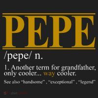 Pepe Fathers Day Gift Grandpa Definition Tumbler thumb 3