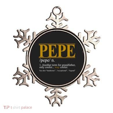 Pepe Fathers Day Gift Grandpa Definition Ornament