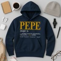 Pepe Fathers Day Gift Grandpa Definition Hoodie thumb 3