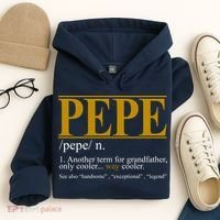 Pepe Fathers Day Gift Grandpa Definition Hoodie thumb 4