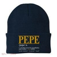 Pepe Fathers Day Gift Grandpa Definition Beanie thumb 0