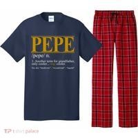 Pepe Fathers Day Gift Grandpa Definition Pajama Set thumb 0