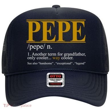 Pepe Fathers Day Gift Grandpa Definition Hat