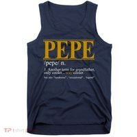Pepe Fathers Day Gift Grandpa Definition Tank Top thumb 0