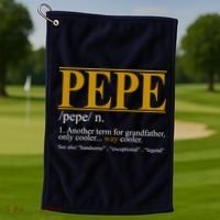 Pepe Fathers Day Gift Grandpa Definition Golf Towel thumb 1
