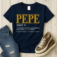 Pepe Fathers Day Gift Grandpa Definition Women's T-Shirt thumb 3