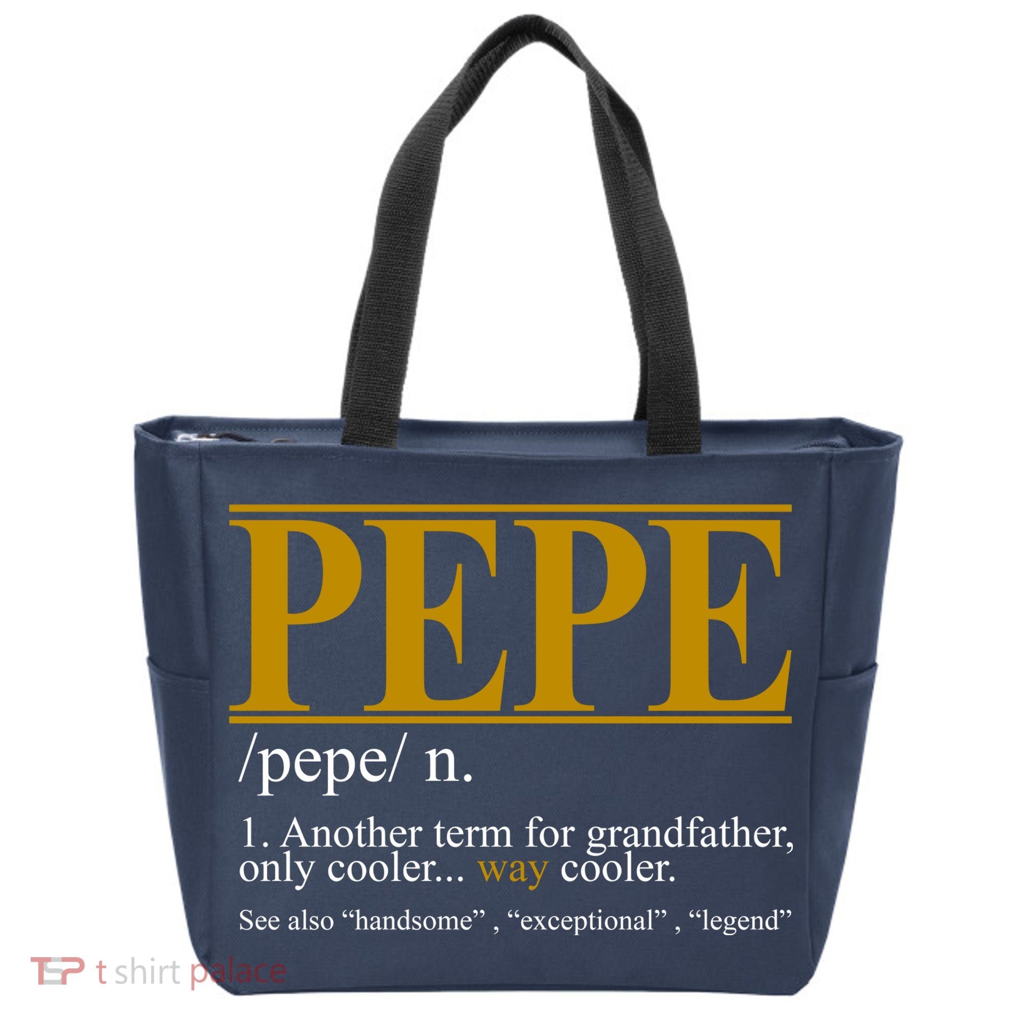 Pepe Fathers Day Gift Grandpa Definition Tote Bag