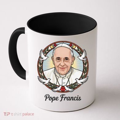 Pope Francis Design Catholic Christian Devotees Souvenir Coffee Mug