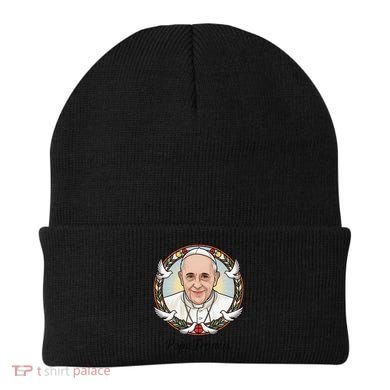 Pope Francis Design Catholic Christian Devotees Souvenir Beanie