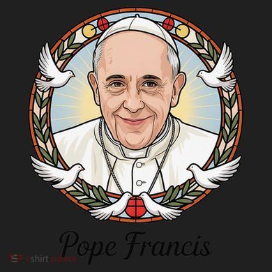 Pope Francis Design Catholic Christian Devotees Souvenir Women's Dry Zone Grid Polo