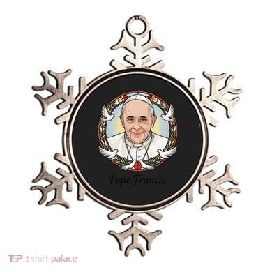 Pope Francis Design Catholic Christian Devotees Souvenir Ornament
