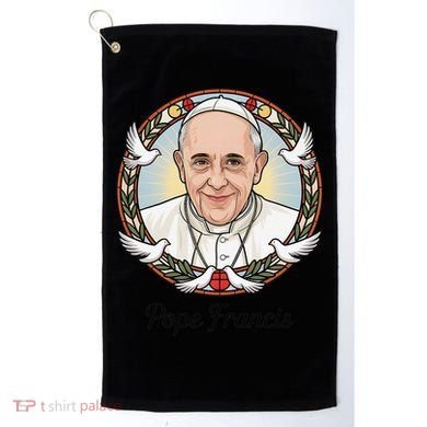 Pope Francis Design Catholic Christian Devotees Souvenir Golf Towel