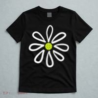 Pickleball Flower Daisy Pickleball Center T-Shirt thumb 5
