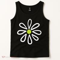 Pickleball Flower Daisy Pickleball Center Tank Top thumb 2