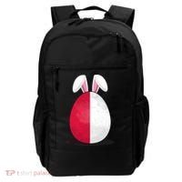 Poland Flag Egg Bunny Ears Polish Easter Sunday Great Gift Backpack thumb 0