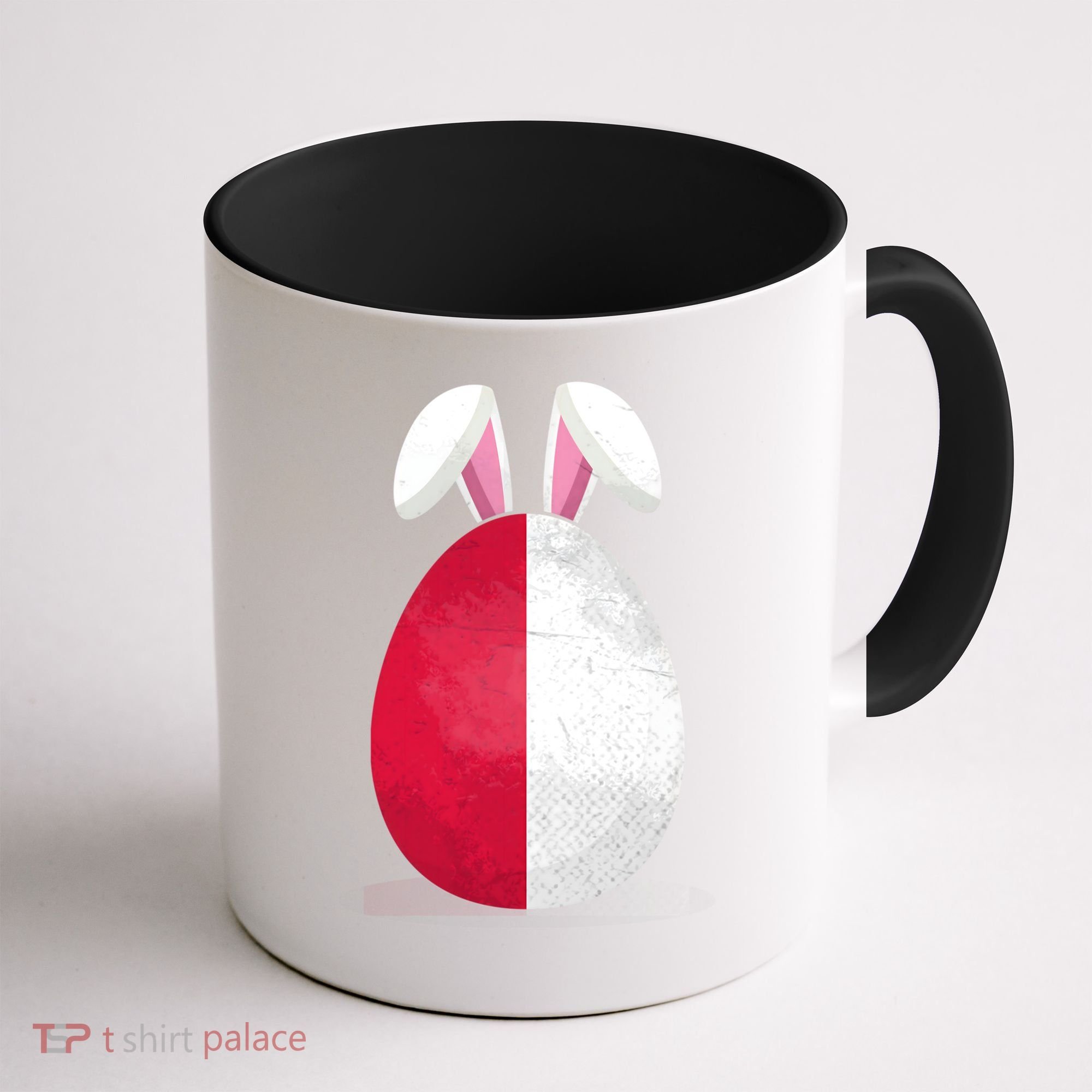 Poland Flag Egg Bunny Ears Polish Easter Sunday Great Gift Coffee Mug