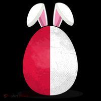 Poland Flag Egg Bunny Ears Polish Easter Sunday Great Gift Coffee Mug thumb 5