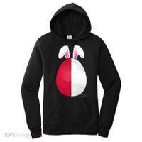 Poland Flag Egg Bunny Ears Polish Easter Sunday Great Gift Women's Hoodie thumb 0
