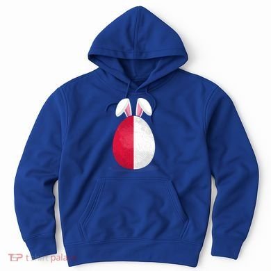 Poland Flag Egg Bunny Ears Polish Easter Sunday Great Gift Hoodie