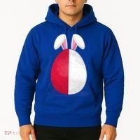 Poland Flag Egg Bunny Ears Polish Easter Sunday Great Gift Hoodie thumb 2