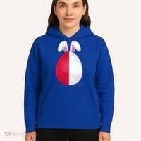 Poland Flag Egg Bunny Ears Polish Easter Sunday Great Gift Hoodie thumb 5