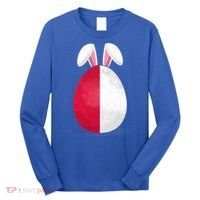 Poland Flag Egg Bunny Ears Polish Easter Sunday Great Gift Long Sleeve Shirt thumb 0