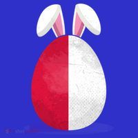 Poland Flag Egg Bunny Ears Polish Easter Sunday Great Gift Sweatshirt thumb 3