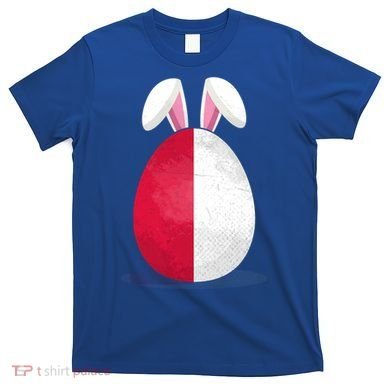 Poland Flag Egg Bunny Ears Polish Easter Sunday Great Gift T-Shirt