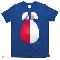 Poland Flag Egg Bunny Ears Polish Easter Sunday Great Gift T-Shirt thumb 0