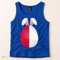 Poland Flag Egg Bunny Ears Polish Easter Sunday Great Gift Tank Top thumb 2