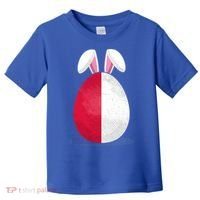 Poland Flag Egg Bunny Ears Polish Easter Sunday Great Gift Toddler T-Shirt thumb 0