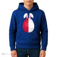 Poland Flag Egg Bunny Ears Polish Easter Sunday Great Gift Kids Hoodie thumb 4