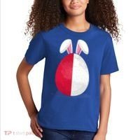 Poland Flag Egg Bunny Ears Polish Easter Sunday Great Gift Kids T-Shirt thumb 2