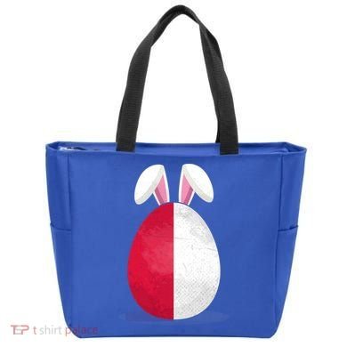 Poland Flag Egg Bunny Ears Polish Easter Sunday Great Gift Tote Bag