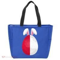 Poland Flag Egg Bunny Ears Polish Easter Sunday Great Gift Tote Bag thumb 0