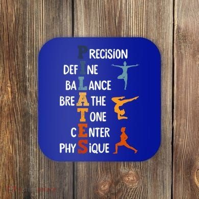Pilates Fitness Exercise Training Pilates Lover Gift Coaster