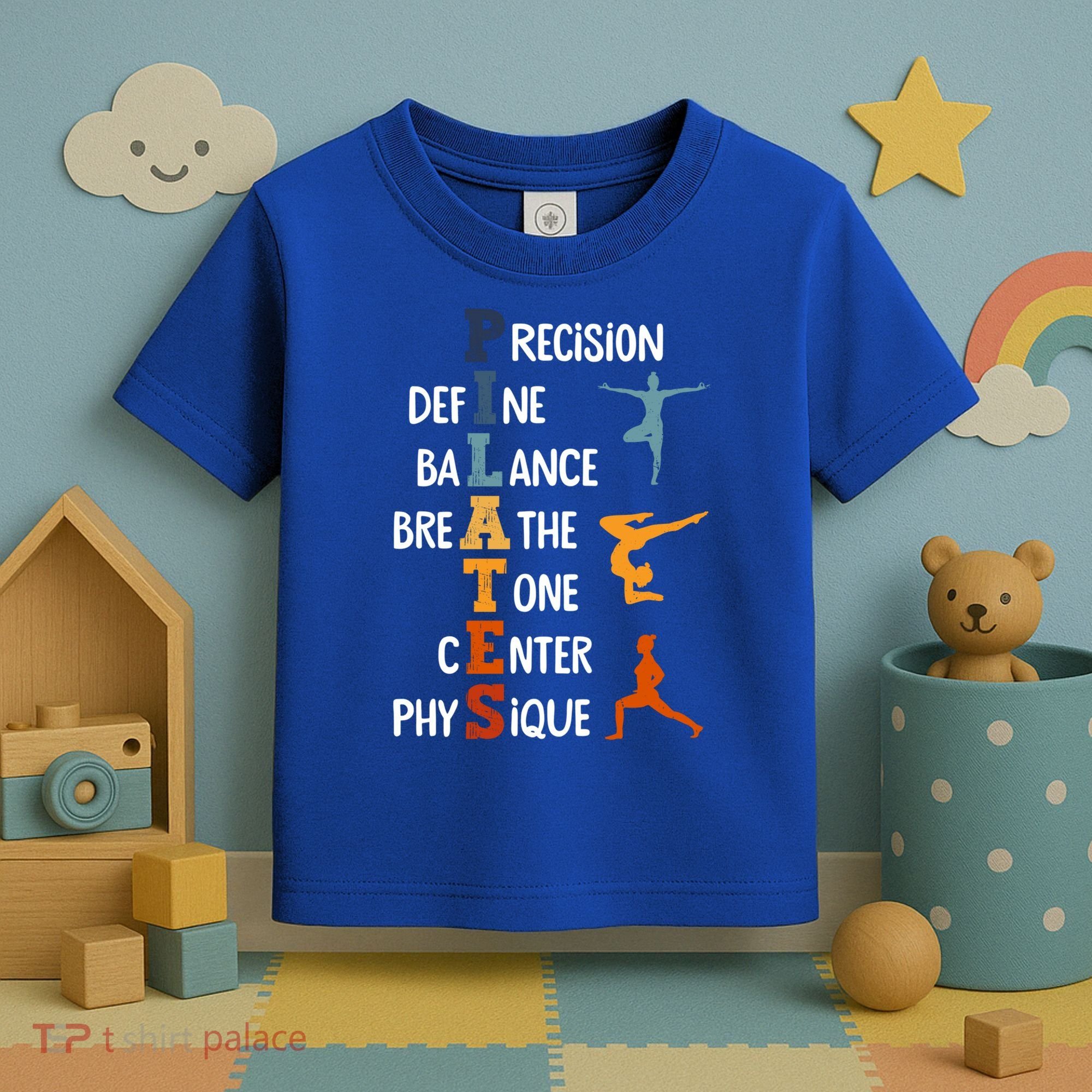 Pilates Fitness Exercise Training Pilates Lover Gift Toddler T-Shirt