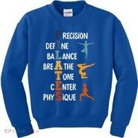 Pilates Fitness Exercise Training Pilates Lover Gift Kids Sweatshirt thumb 0