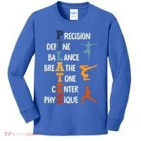 Pilates Fitness Exercise Training Pilates Lover Gift Kids Long Sleeve Shirt thumb 0