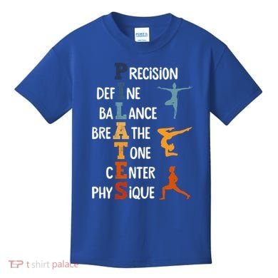 Pilates Fitness Exercise Training Pilates Lover Gift Kids T-Shirt