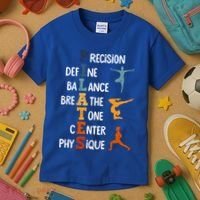 Pilates Fitness Exercise Training Pilates Lover Gift Kids T-Shirt thumb 3