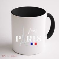 Paris France Eiffel Tower Souvenir Coffee Mug thumb 1