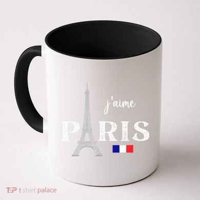 Paris France Eiffel Tower Souvenir Coffee Mug