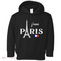 Paris France Eiffel Tower Souvenir Toddler Hoodie thumb 0