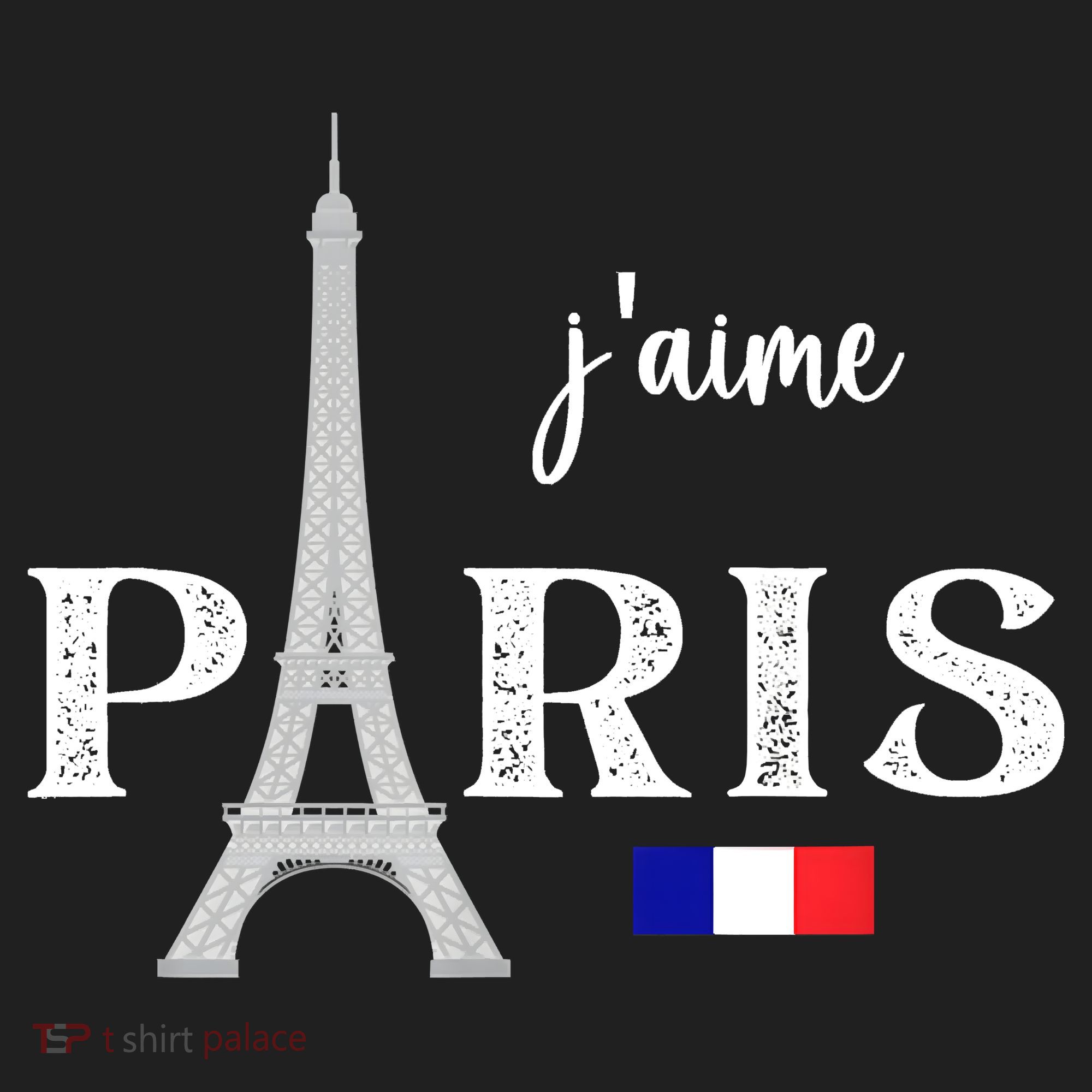 Paris France Eiffel Tower Souvenir Golf Towel